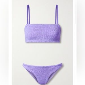 Hunza G - NET SUSTAIN Gigi seersucker bikini.